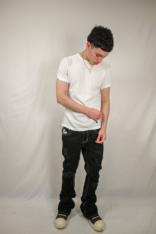 FAITH DISTRESSED JEANS