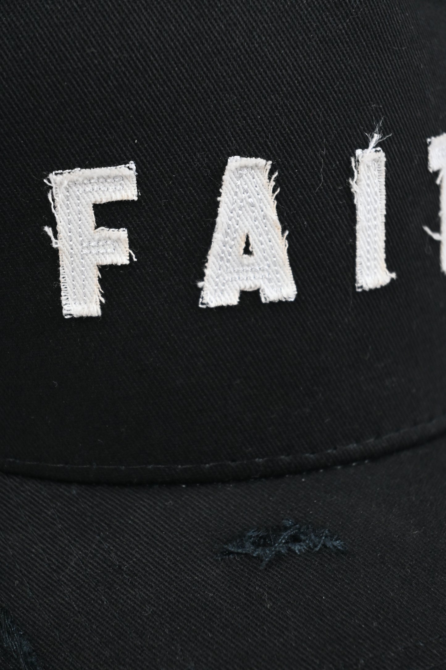 FAITH DISTRESSED TRUCKER HAT