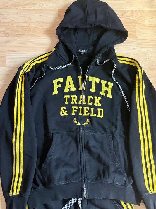 French cotton track sweatshirt